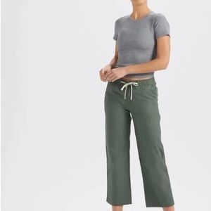 Cupronickel cropped ripstop pants